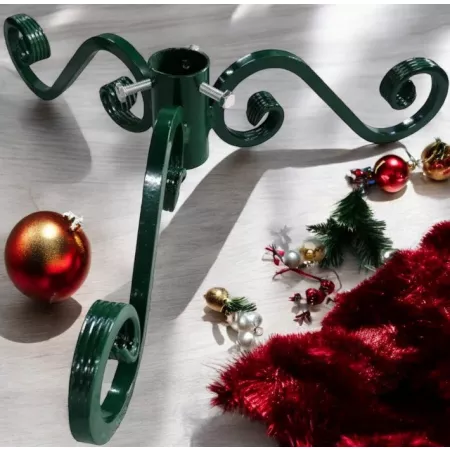 Stojak Choinkowy w Stylu Tradycyjnym – Metalowy, Ręcznie Wykonany